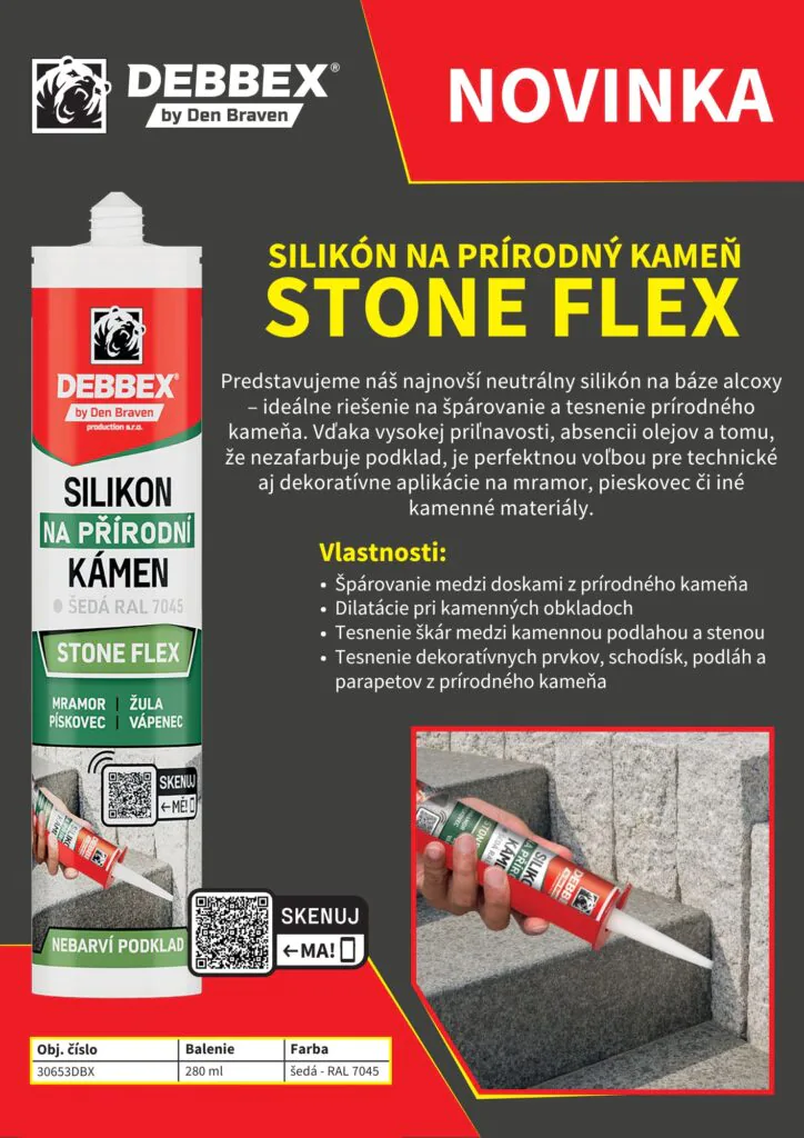Silikón na prírodný kameň STONE FLEX