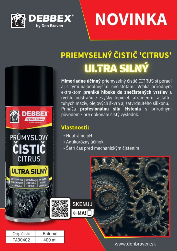 Priemyselný čistič CITRUS