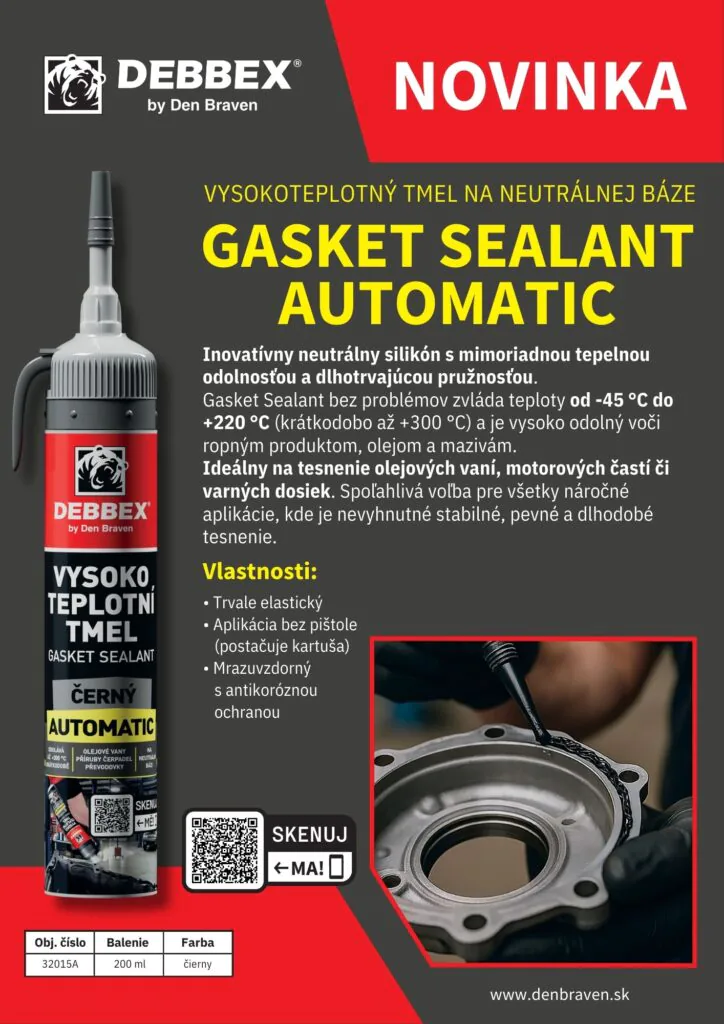 Gasket sealant čierny AUTOMATIC