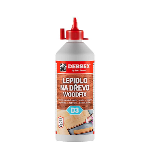 Lepidlo na drevo WOODFIX D3 500g
