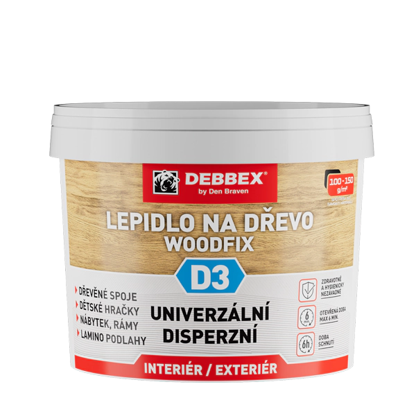 Lepidlo na drevo WOODFIX D3 5kg