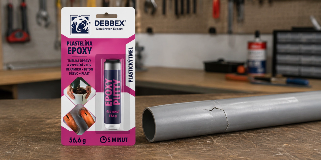Plastelína Epoxy – modelovateľná epoxidová hmota na lepenie, tmelenie a opravy